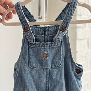 Baby Gap Denim Overalls | 6–12 Months | Classic Vintage-Style